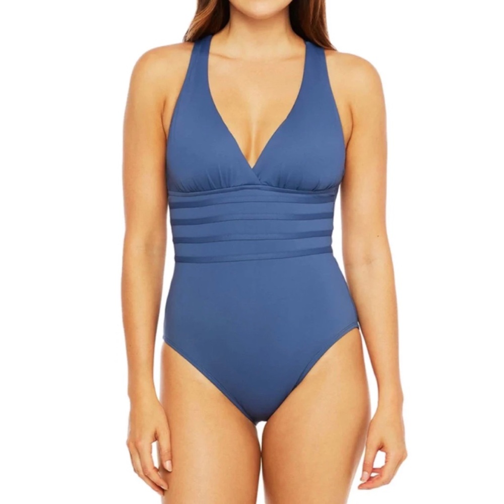 ❗️FINAL❗️ 🆕 La Blanca Multi Strap Cross Back Swimsuit 20W 🔴